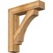 Ekena Millwork Imperial Block Rough Sawn Bracket w/ Offset Brace, Western Red Cedar, 8"W x 34"D x 38"H BKT0806X34X38IMP05RWR - alternate 1